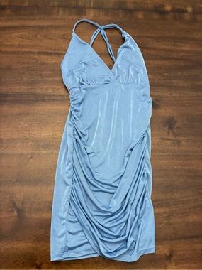 Lucy In The Sky Dress Women’s Small Blue Bodycon Sleeveless Mini